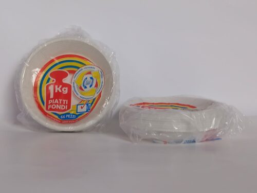 03-316PIATTI FONDI GRAN RISPARMIO 1KG 66PZ 12CF