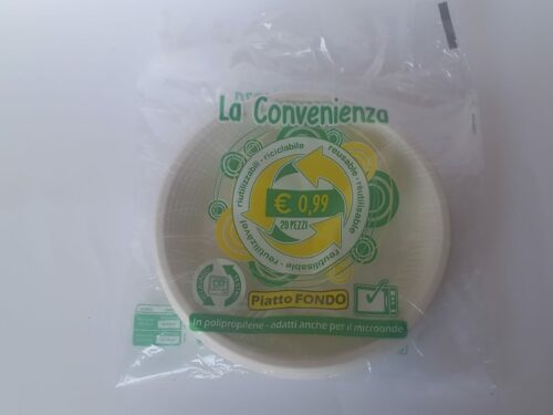 02A-320-PIATTI FONDI LA CONVENIENZA 20PZ 12gr 92CF